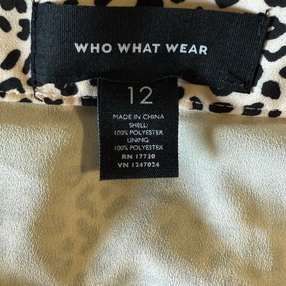 Who What Wear Monochrome Leopard Maxi Skirt - Picture 2 of 6